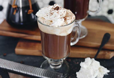 American Q's Bourbon and Bacon Hot Chocolate