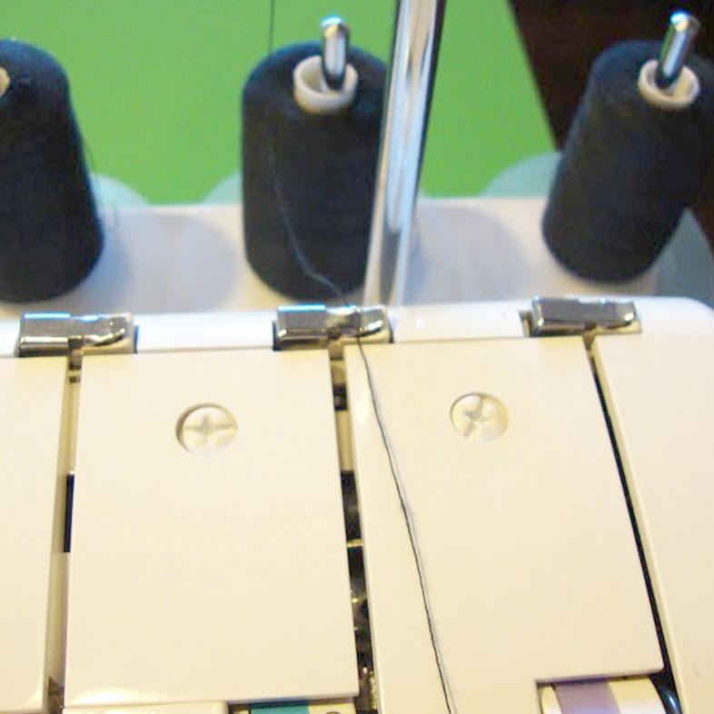 Threading Your Serger in a Snap | AllFreeSewing.com