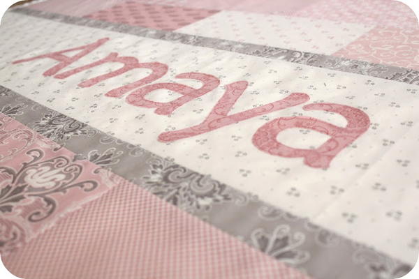 My Sew Called Life Personalized Quilt