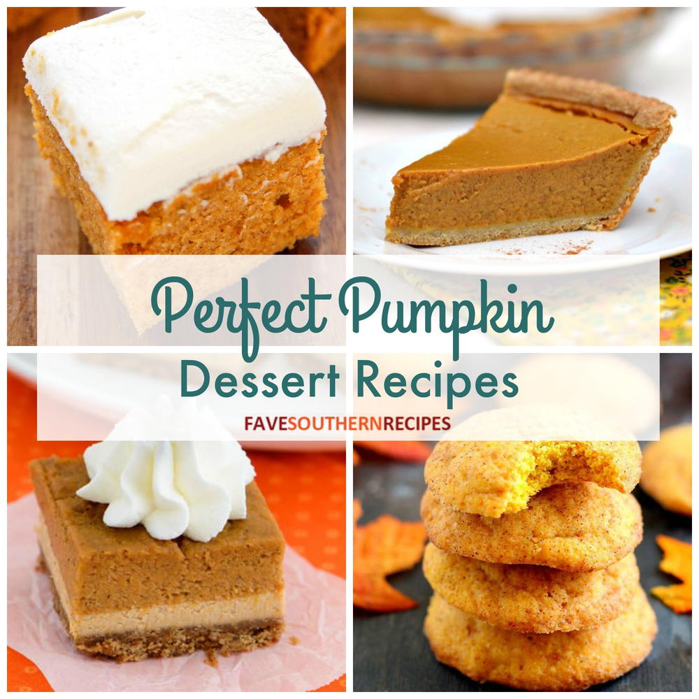 30 Perfect Pumpkin Dessert Recipes