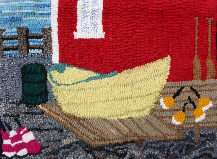 Dory Stories Hooked Rug Show | rughookingmagazine.com