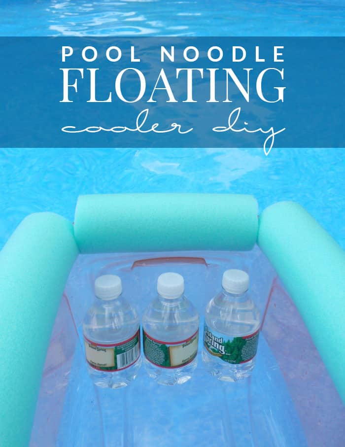 Simple Pool Noodle Floating Cooler DIY | FaveCrafts.com