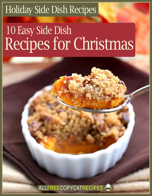 Holiday Side Dish Recipes eBook