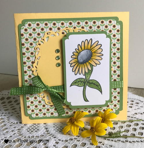 Beautiful Sunflower Card