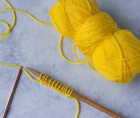 Condo Knitting: Knitting with Two Different Size Needles