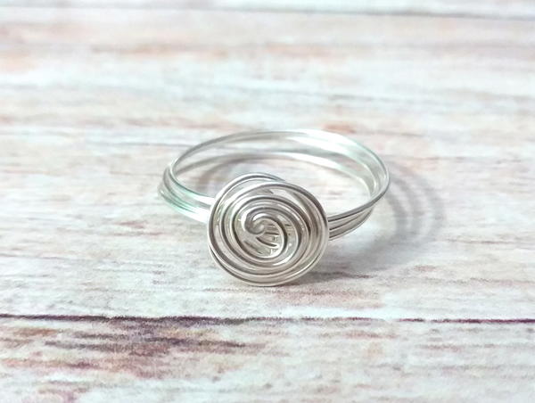 Super Quick Wire Spiral Ring