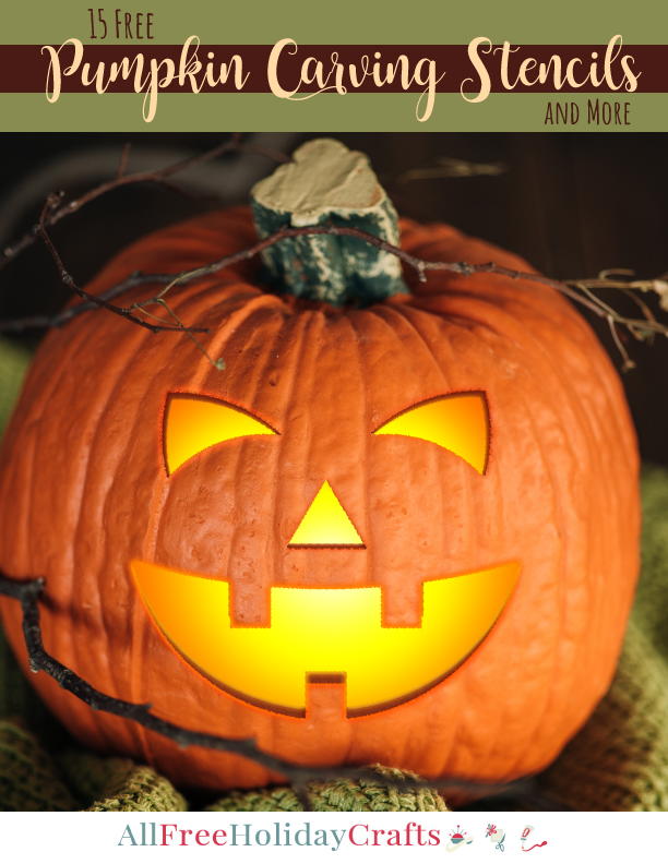 15 Free Pumpkin Carving Stencils and More | AllFreeHolidayCrafts.com