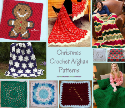 187 Christmas Crochet Afghan Patterns