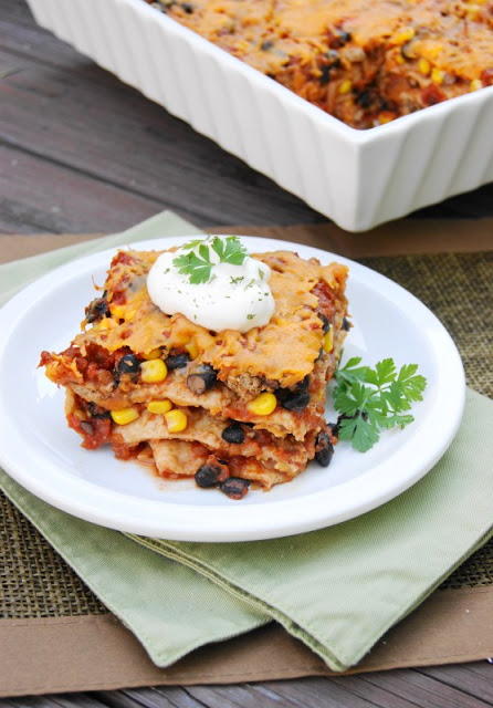 Tex-Mex Tortilla Lasagna