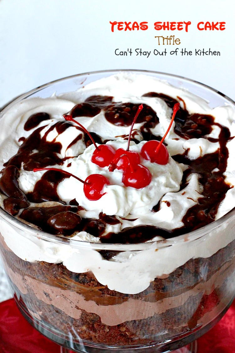 Texas Sheet Cake Trifle