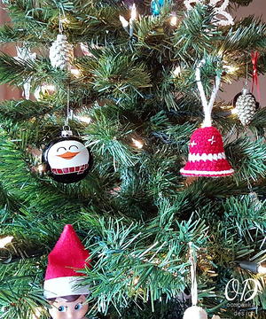 Crochet Christmas Bell Ornament