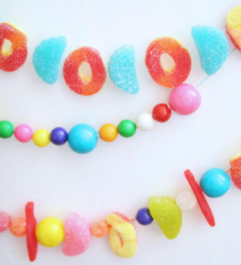 Colorful Candy DIY Garland