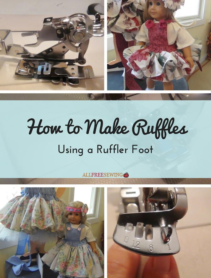 Using Inspira Ruffler Foot How to Use a Ruffler Foot to Sew Ruffles | AllFreeSewing.com