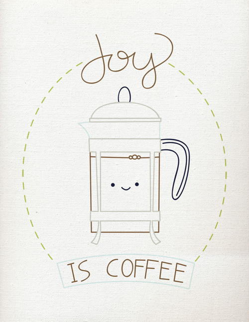 Joy is Coffee Free Printable