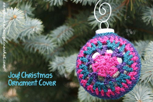 Joy! Christmas Ornament Cover