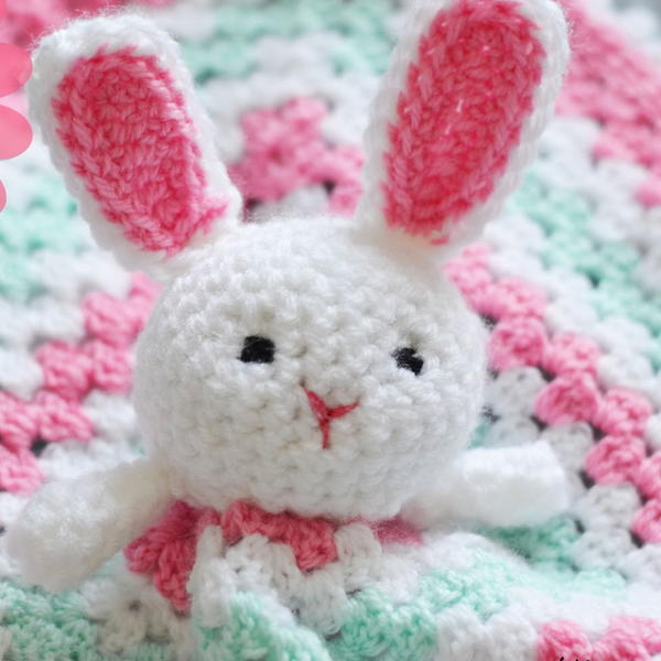 Little Bunny Lovey Blanket