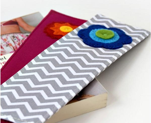 DIY Fabric Bookmarks with Felt Applique
