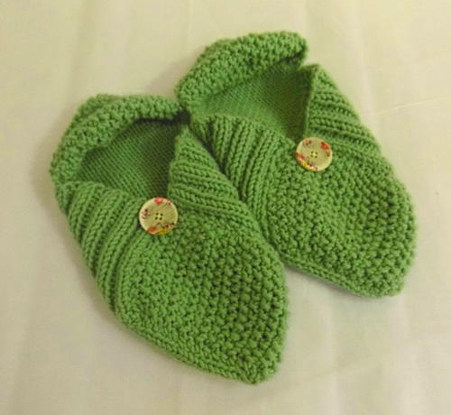Patchwork Slippers Allfreeknitting Com Patchwork Slippers Allfreeknitting Com