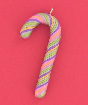 Colorful Candy Cane DIY Ornament