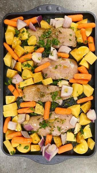 Lazy Days Chicken Sheet Pan Dinner-image
