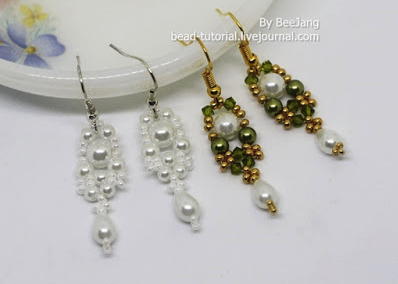 Heavenly Pearl Dangle Earrings