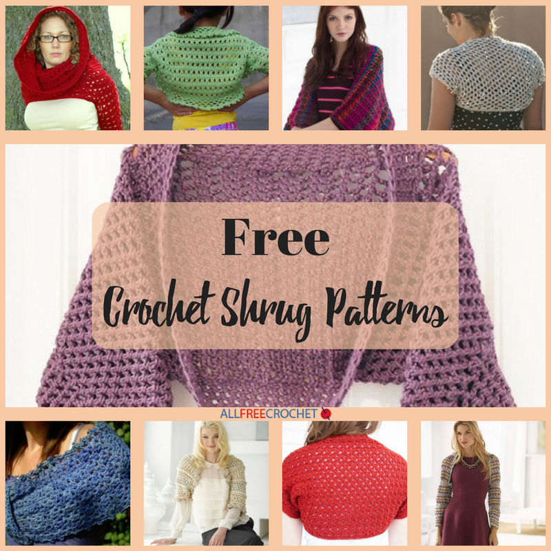 31 Free Crochet Shrug Patterns