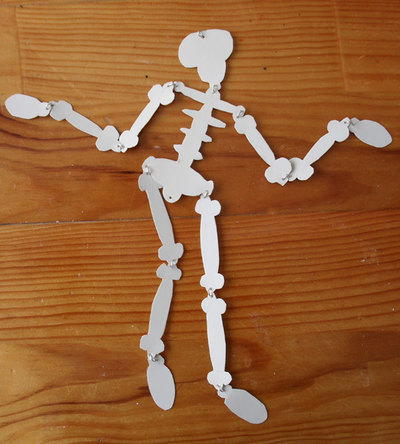 Printable Skeleton Template for Halloween