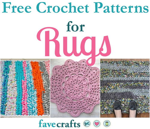 18 Free Crochet Patterns For Rugs Favecrafts Com