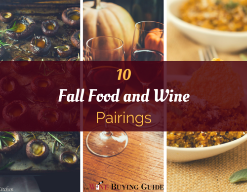 Fall Food and Wine Pairings