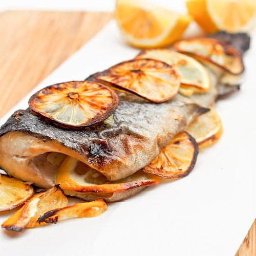 4 Ingredients Oven Baked Trout