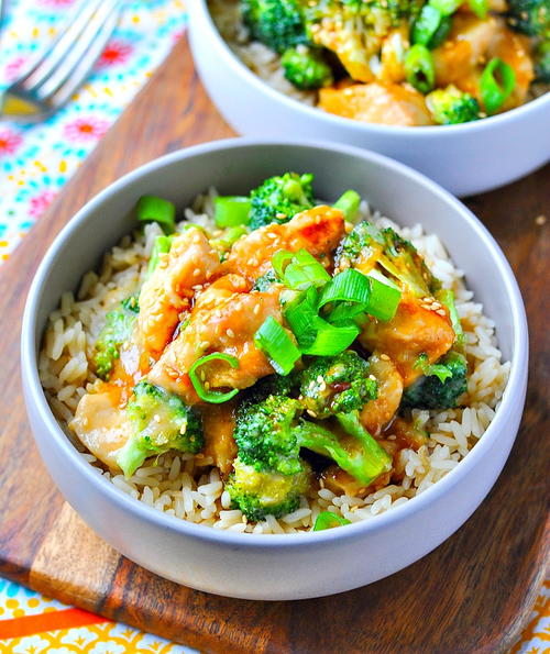 Slow Cooker Orange Chicken and Broccoli