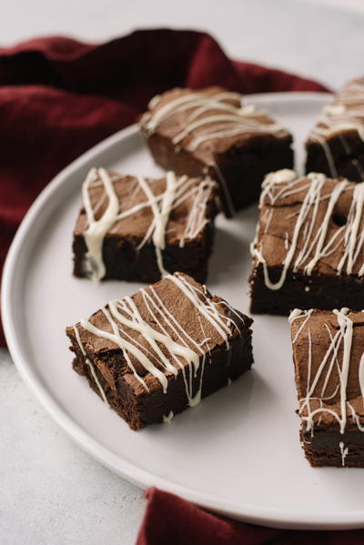 Fudgy Red Wine Brownies