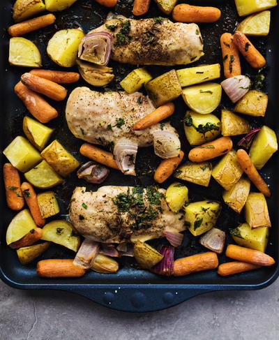 One-Pan Chicken and Potatoes