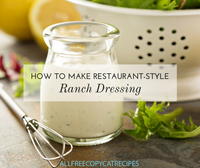 How to Make Restaurant Style Ranch Dressing