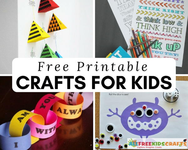 100+ Free Printable Crafts for Kids