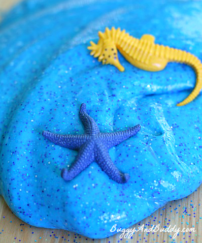 Sparkly Ocean Slime Recipe