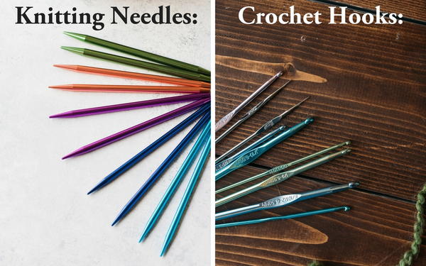 Knitting vs Crochet. What's the difference?