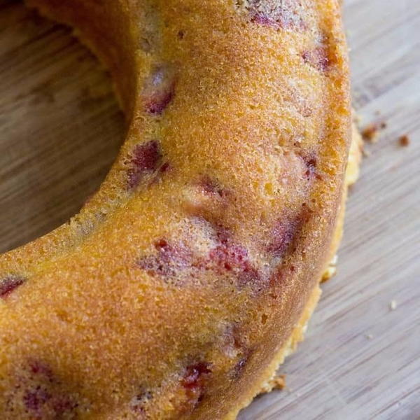 Strawberry Lemonade Pound Cake