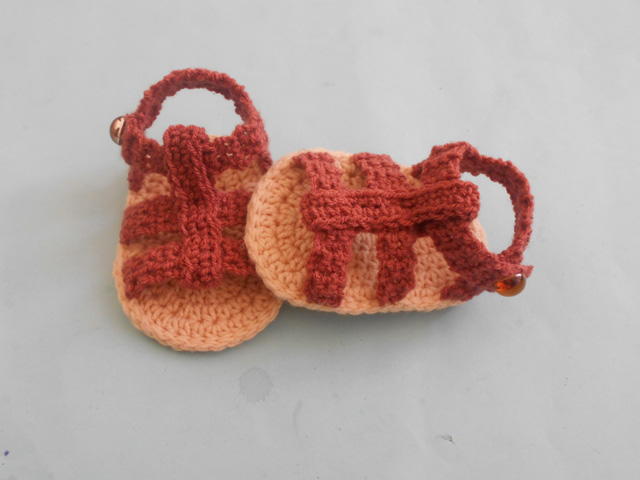 crocheted Boy Flap Sandals