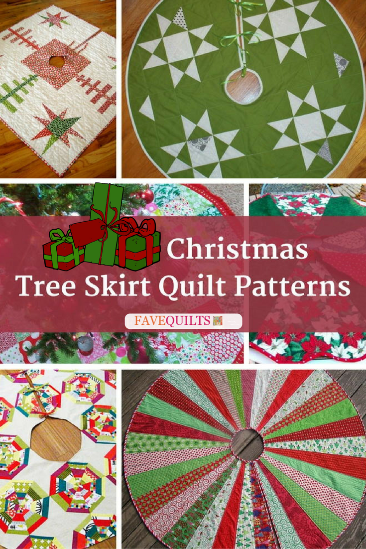 13 Christmas Tree Skirt Quilt Patterns