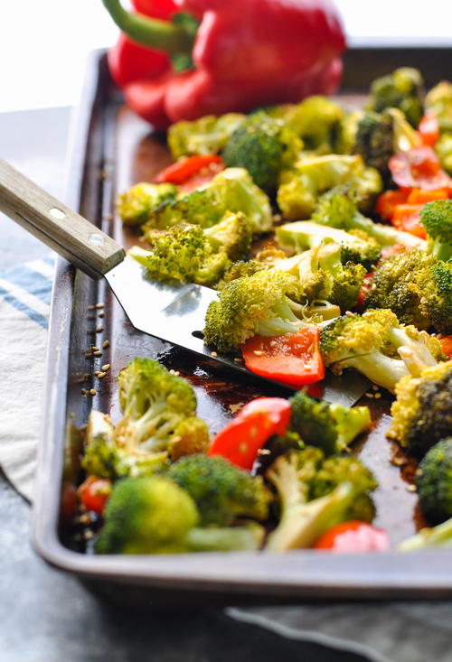 Oven-Roasted Sesame Broccoli