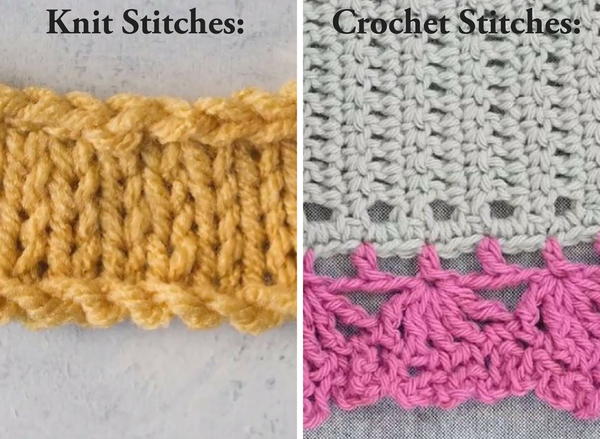 Knitting Vs Crochet What S The Difference Favecrafts Com Knitting Vs Crochet What S The Difference Favecrafts Com