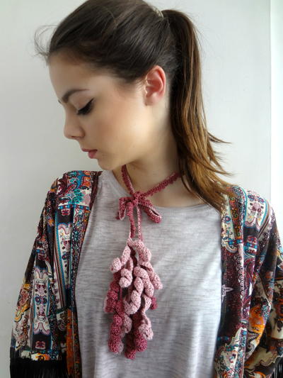 Valentine's Crochet Lariat