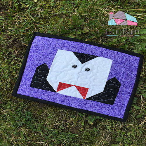 Count Dracula Mug Rug