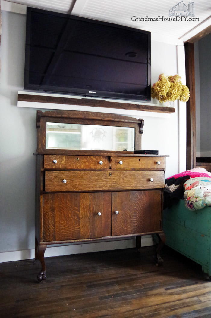 Faux Mantel Floating Shelf