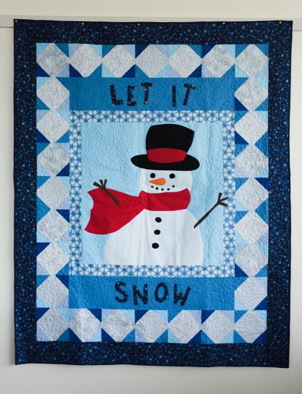 Let it Snow Free Quilt Pattern - finished