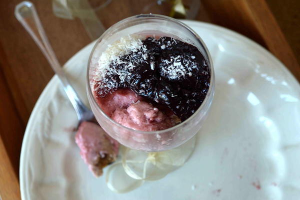 Healthy Cherrie Panna Cotta