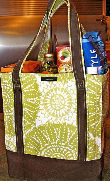 EZ Grocery Bag Tutorial | www.waldenwongart.com