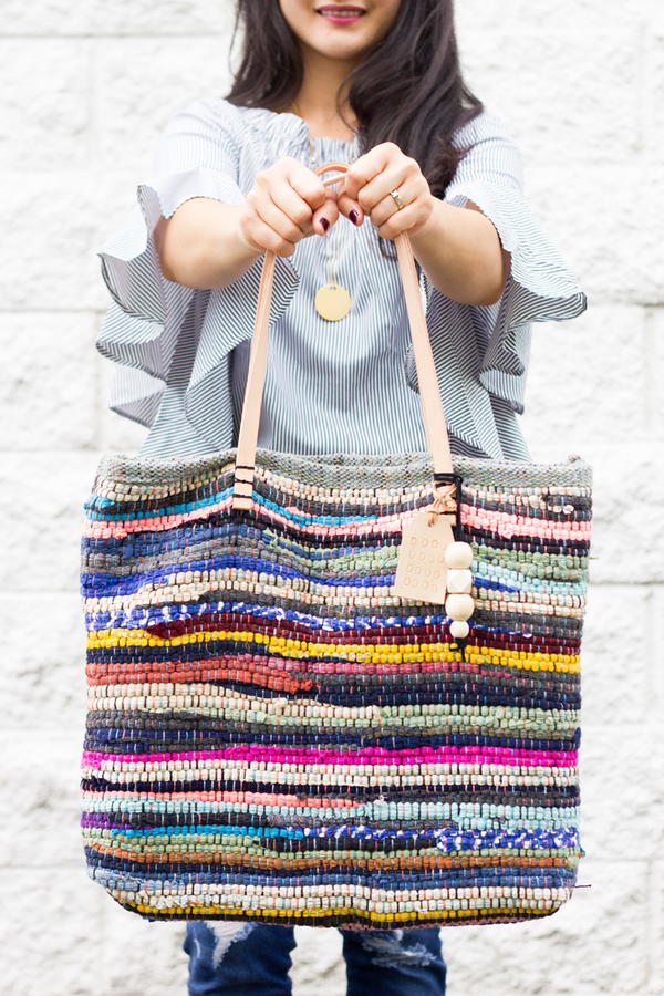 Rug Rag Tote Bag Tutorial