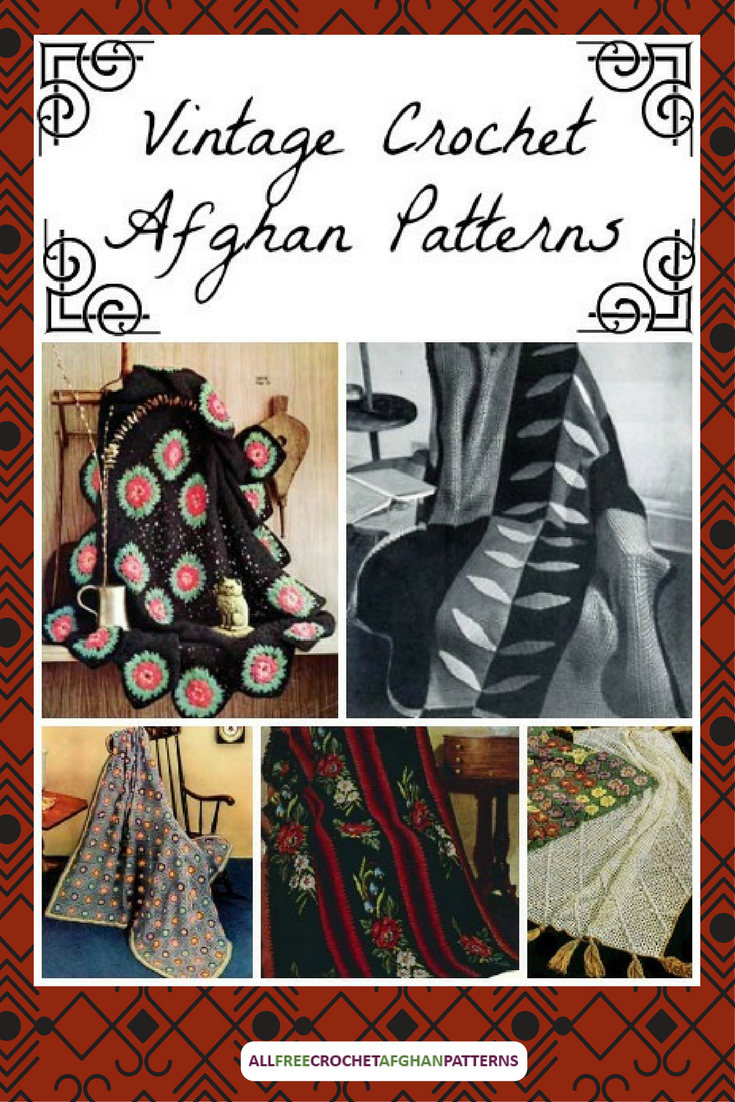 VINTAGE Pennsylvania Dutch Afghan/Crochet Pattern INSTRUCTIONS ONLY 